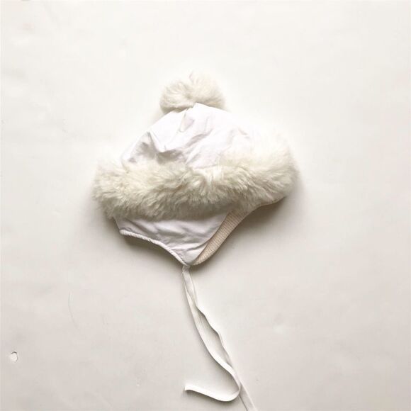 Vintage Fredrikson Pom bonnet no size looks 12-24m - Picture 1 of 3